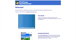 Desktop Screenshot of curiousinventions.com